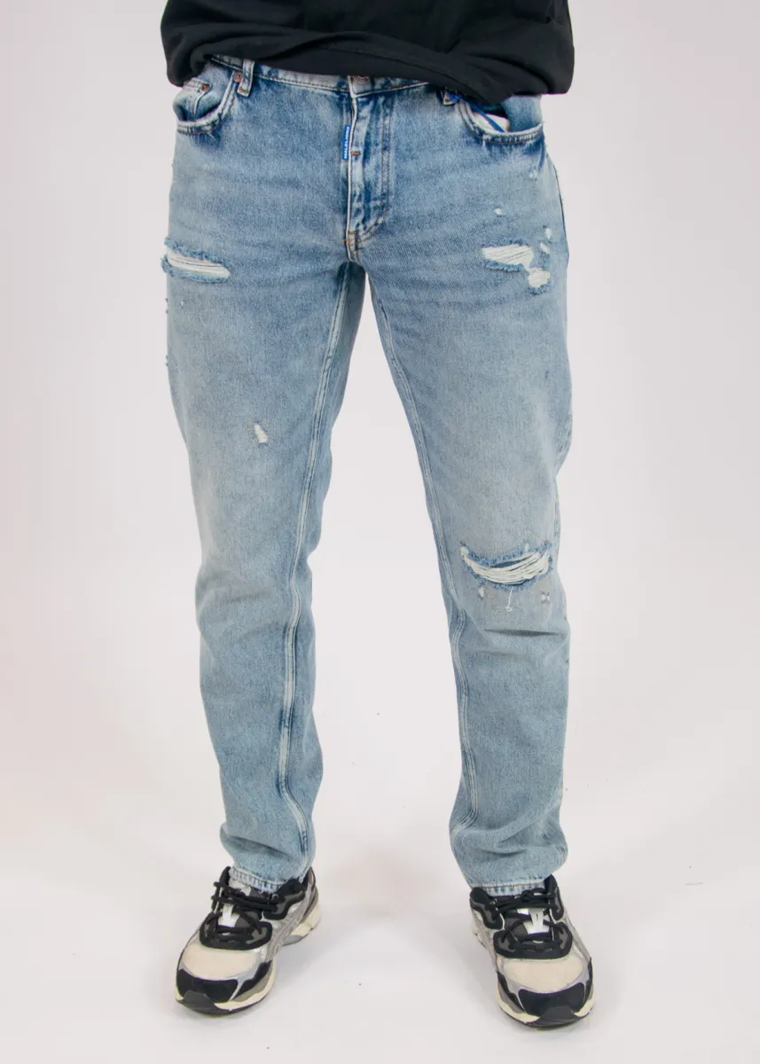 Malelions Straight Fit Jeans 3 Malelions straight fit jeans light blue