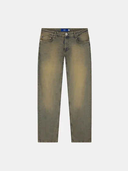 Malelions straight fit jeans sand washed