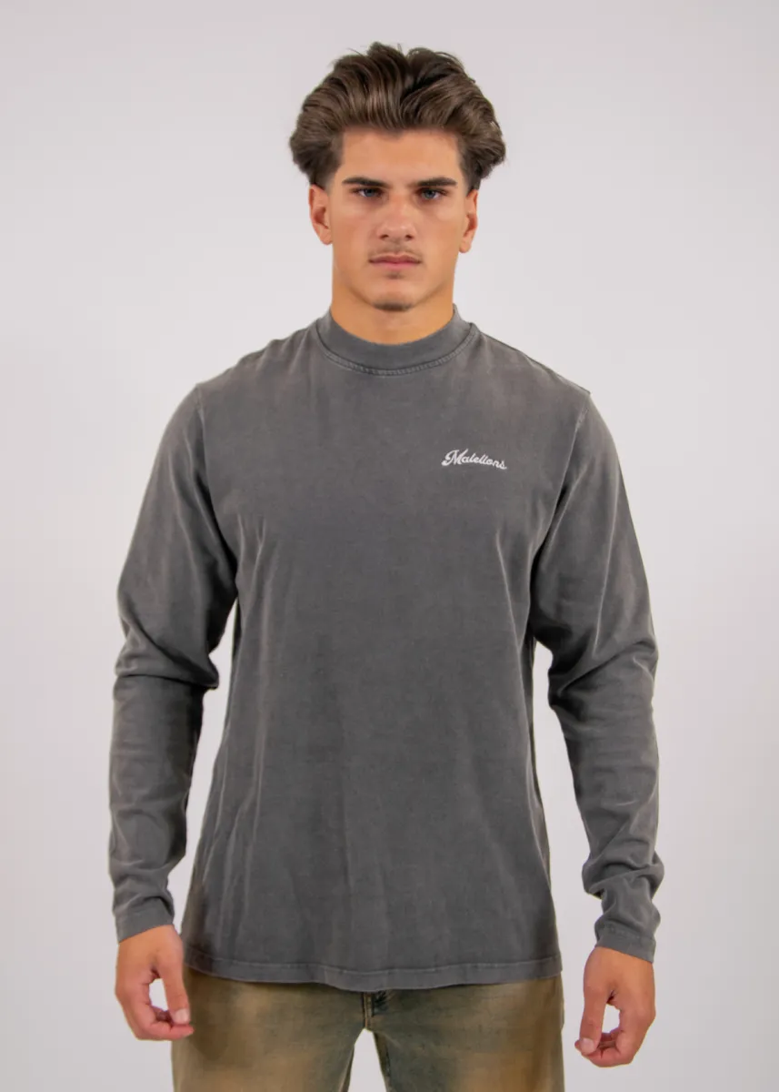 Malelions Victory Taste Longsleeve T-Shirt 3 Malelions victory taste longsleeve acid wash