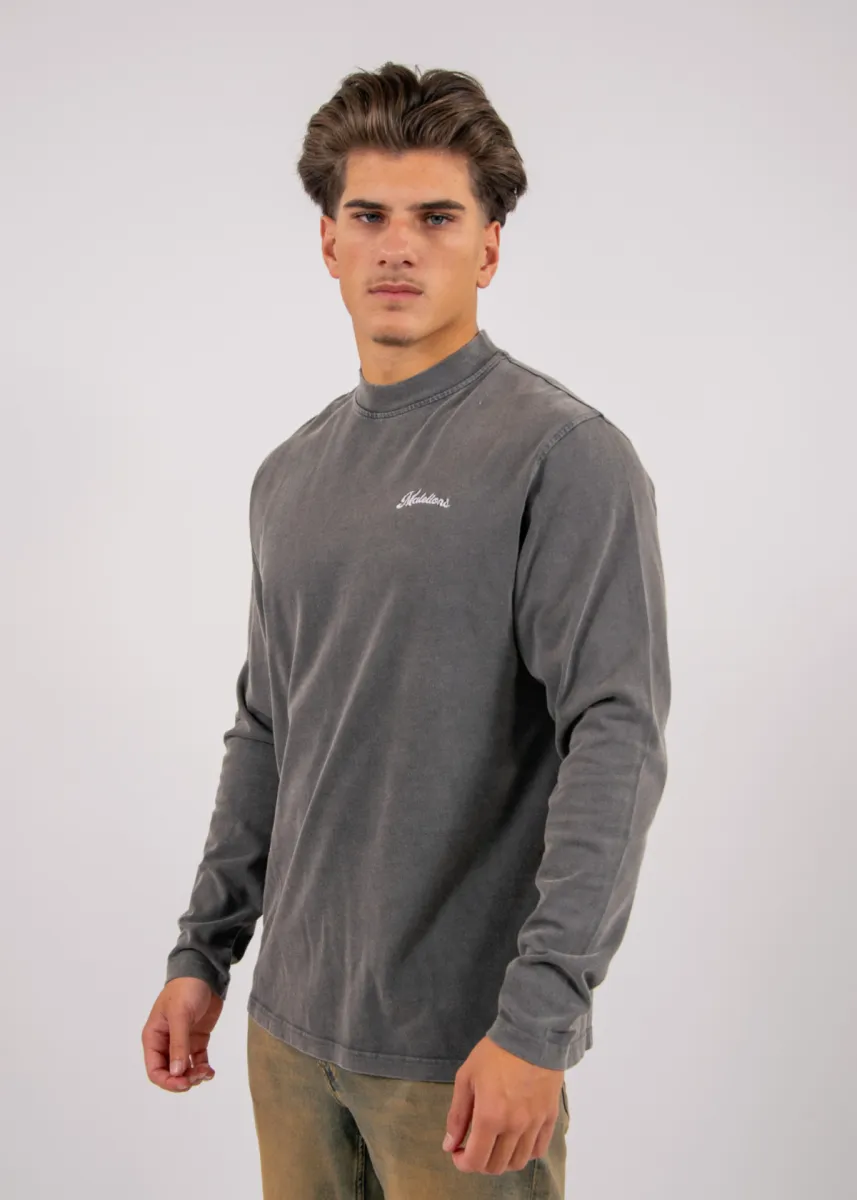 Malelions Victory Taste Longsleeve T-Shirt 4 Malelions victory taste longsleeve acid wash