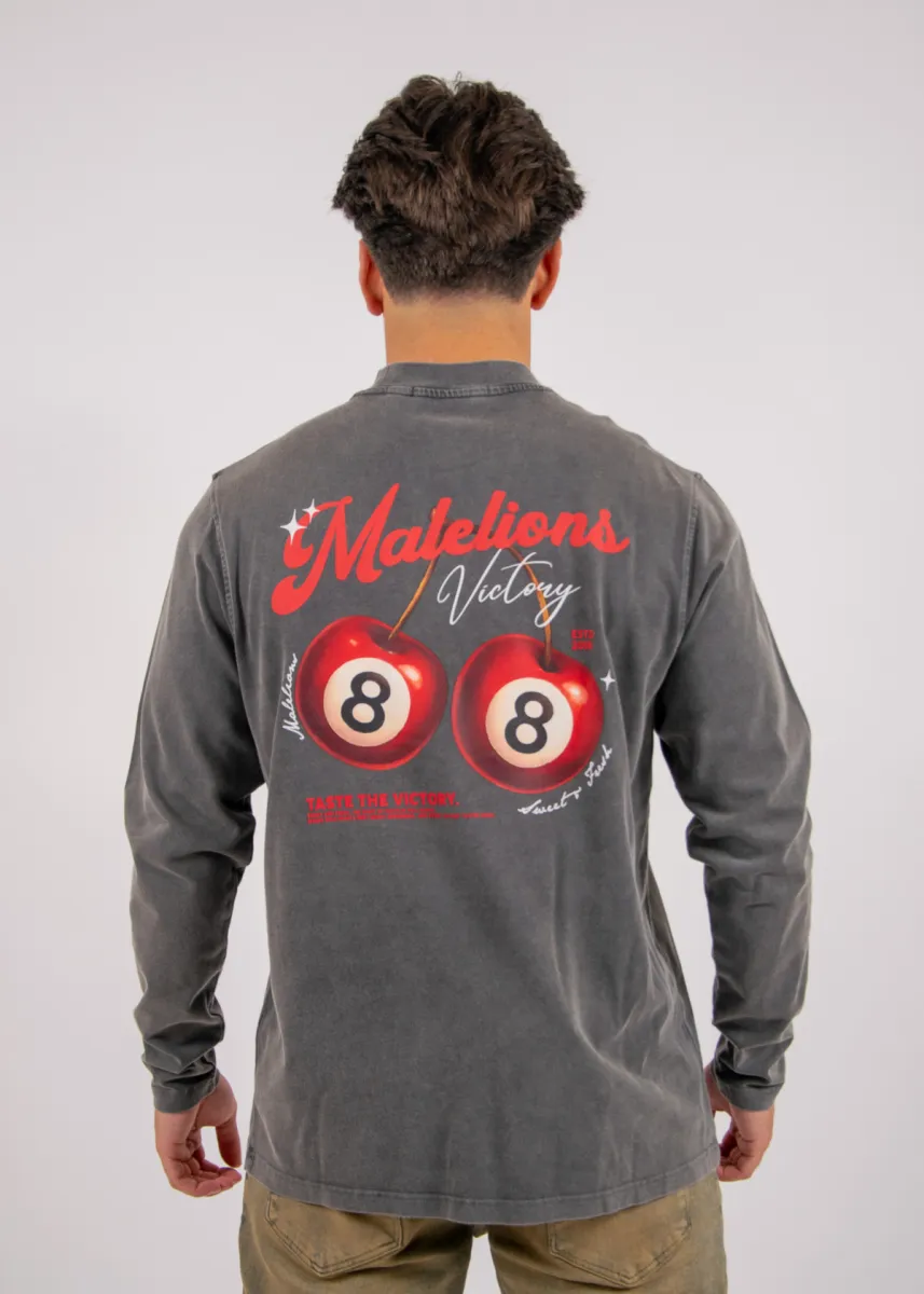 Malelions Victory Taste Longsleeve T-Shirt 5 Malelions victory taste longsleeve acid wash