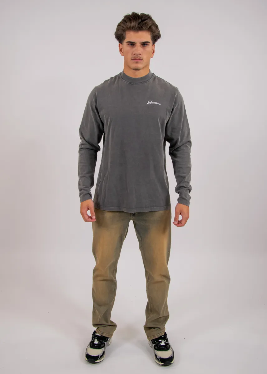 Malelions Victory Taste Longsleeve T-Shirt 6 Malelions victory taste longsleeve acid wash