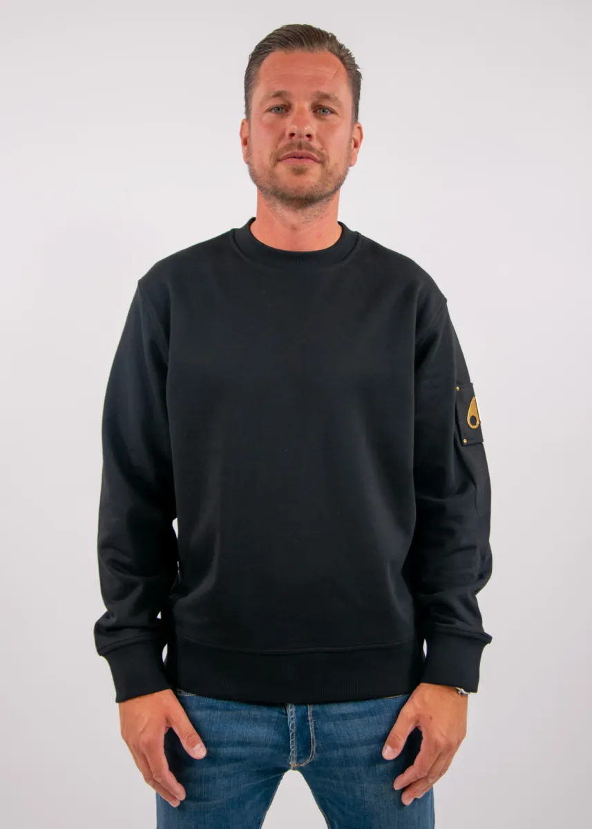 Moose Knuckles Hartsfield Crew Gold 1 Moose Knuckles m35ms673g 292 black