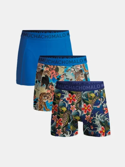 MUCHACHOMALO irezumi1010-07 print/print/blue