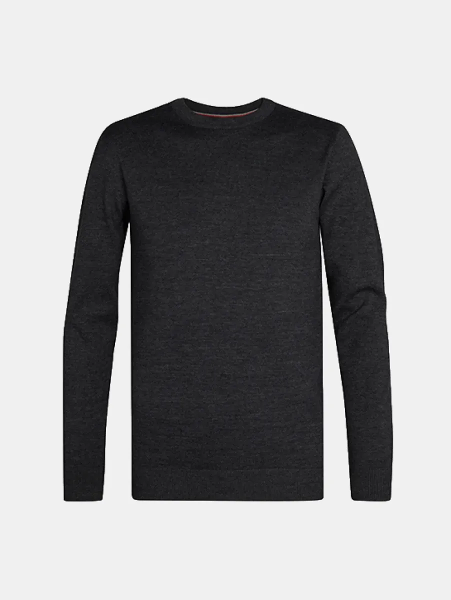 Petrol Industries Knitwear Round Neck Basic 1 Petrol Industries kwr201 9080 steal melee
