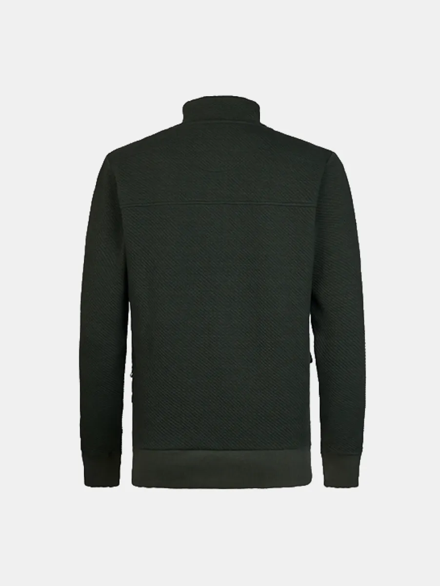 Petrol Industries Sweater Collar Zip 2 Petrol Industries swc343 6185 steel green