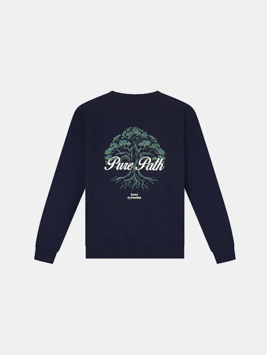 Pure Path Rooted Tree Sweater 1 Pure Path 26030301 57 dark navy