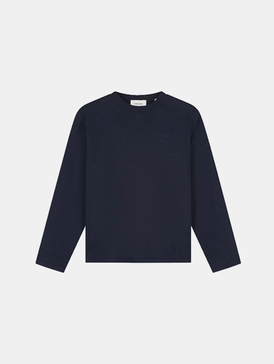Pure Path Light Weight Knit Sweater 1 Pure Path 26030802 57 dark navy