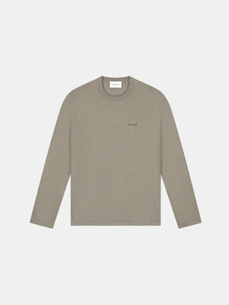 Pure Path Light Weight Knit Sweater 1 Pure Path 26030802 75 taupe melange