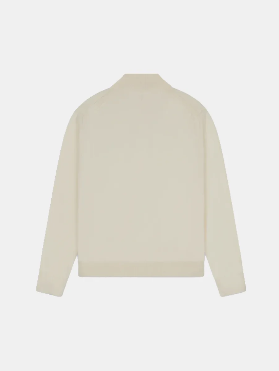 Pure Path Light Weight Hidden Half-Zip Knit 2 Pure Path 26030807 54 ecru