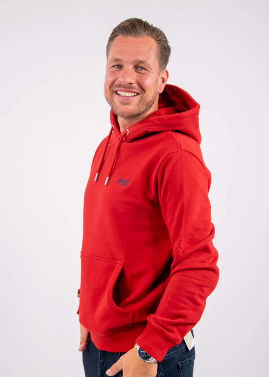 Superdry Essential Logo Hoodie 2 Superdry m2014404a 50v expedition red