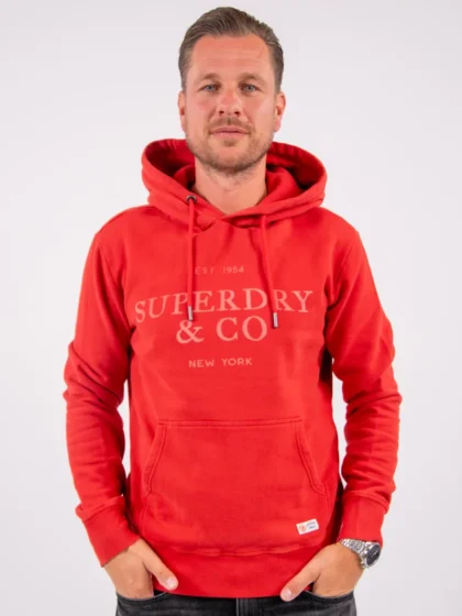 Superdry m2014716a k5y base red