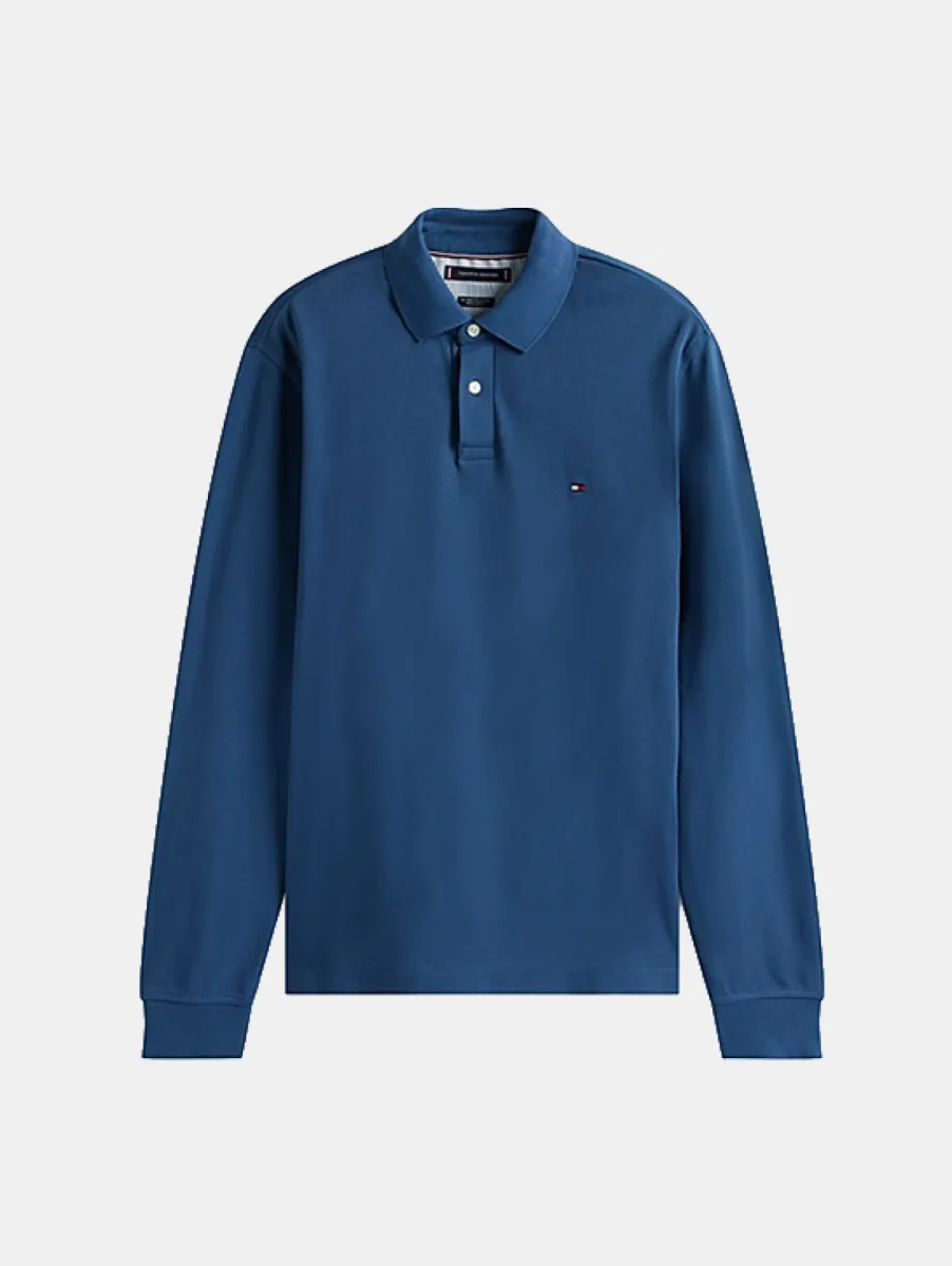 Tommy Hilfiger 1985 Regular LS Polo 1 Tommy Hilfiger mw0mw20183 dbz aegean sea