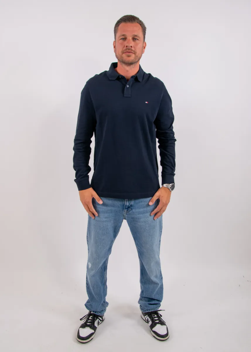 Tommy Hilfiger 1985 Regular LS Polo 4 Tommy Hilfiger mw0mw20183 dw5 navy blue
