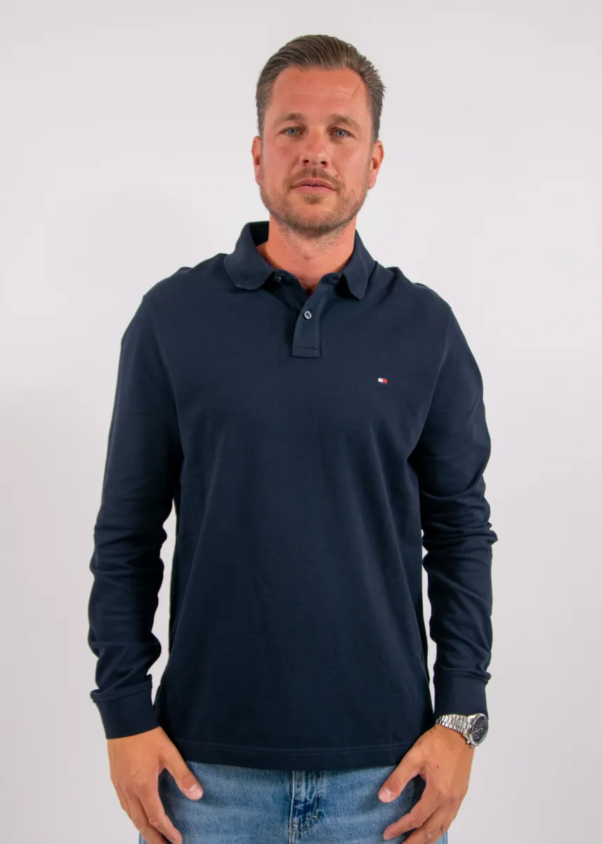 Tommy Hilfiger 1985 Regular LS Polo 1 Tommy Hilfiger mw0mw20183 dw5 navy blue