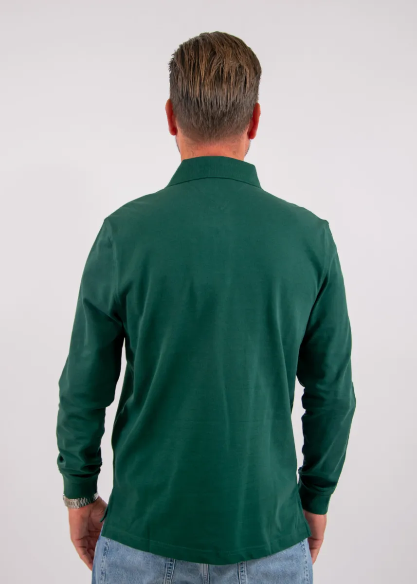 Tommy Hilfiger 1985 Regular LS Polo 3 Tommy Hilfiger mw0mw20183 l6k ornamental green