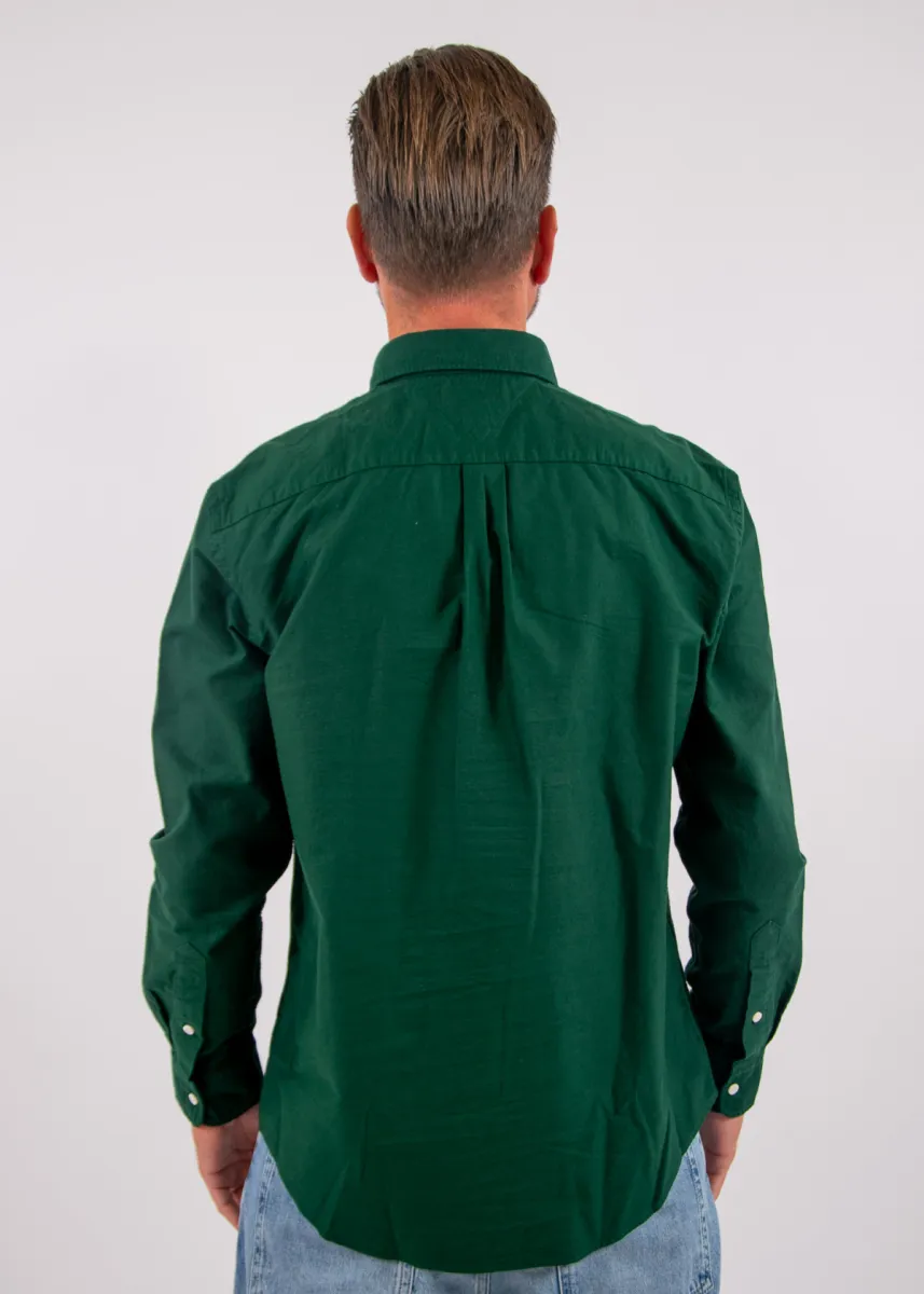 Tommy Hilfiger Solid Heritage Oxford RF Shirt 3 Tommy Hilfiger mw0mw35774 mbp hunter/hunter solid