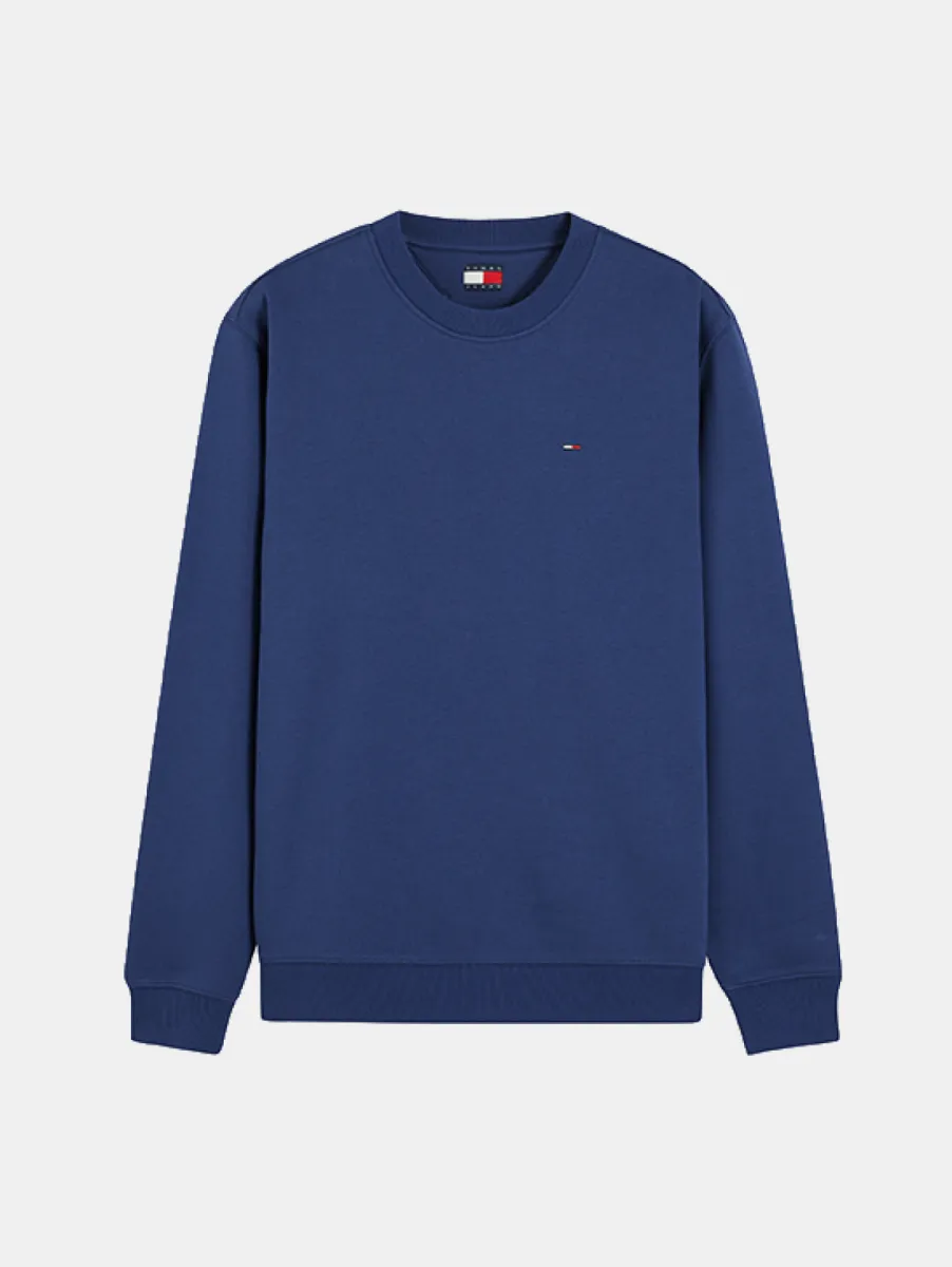 Tommy Jeans Reg S Flag Crew Ext 1 Tommy Jeans dm0dm20741 db7 basic navy
