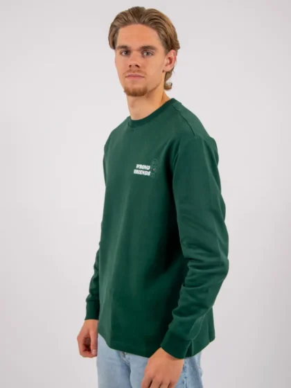 Wrong Friends bellingham longsleeve dark green