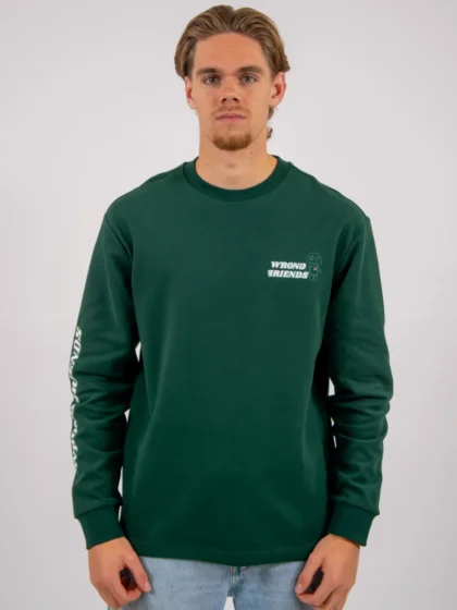 Wrong Friends bellingham longsleeve dark green