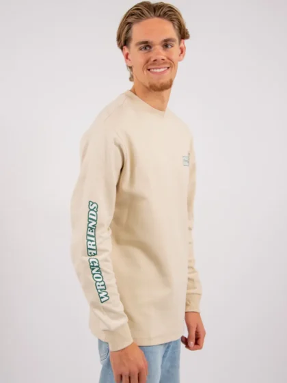Wrong Friends bellingham longsleeve sand