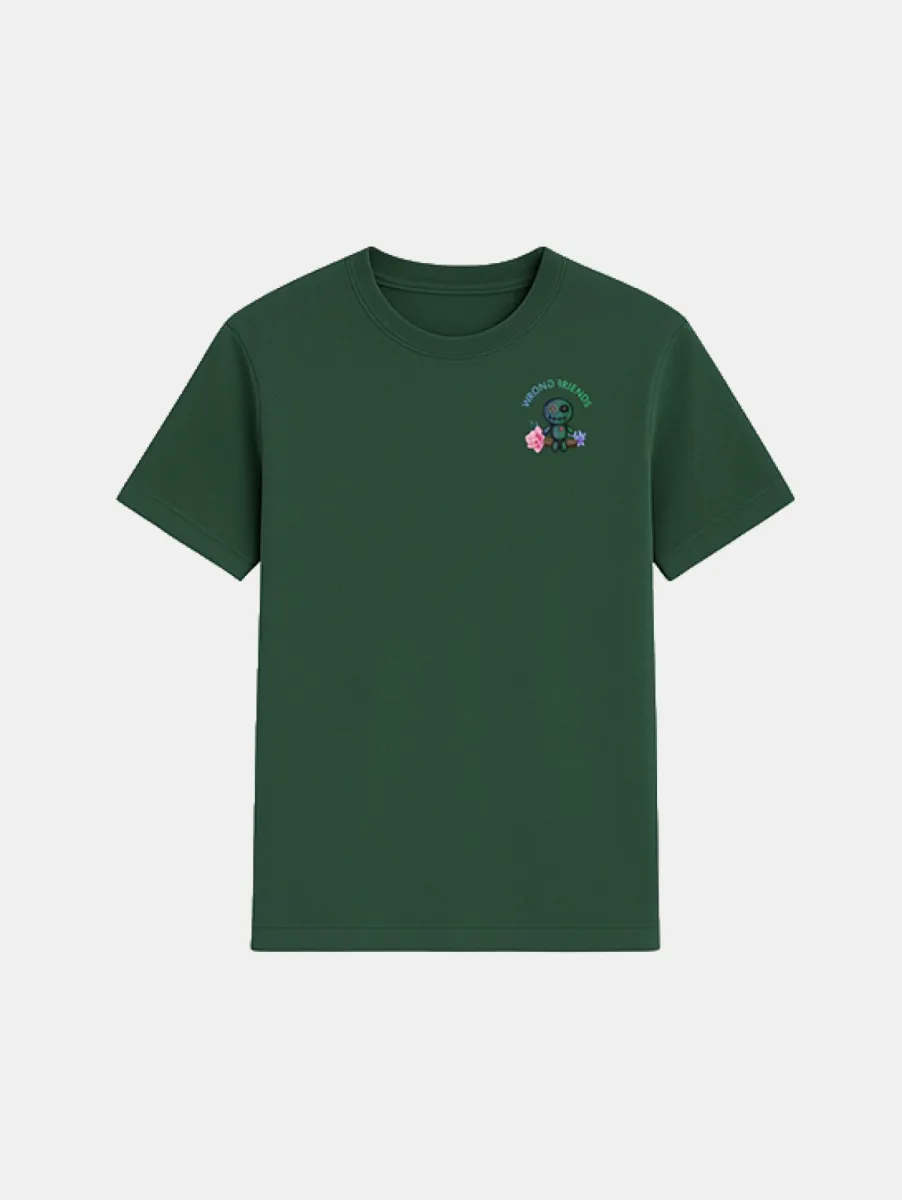 Wrong Friends Denver T-Shirt 2 Wrong Friends denver t-shirt dark green