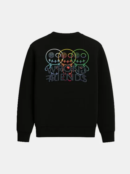Wrong Friends fort collins sweater black
