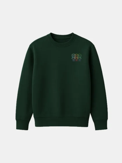 Wrong Friends fort collins sweater dark green