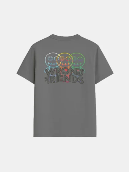 Wrong Friends fort collins t-shirt stone grey