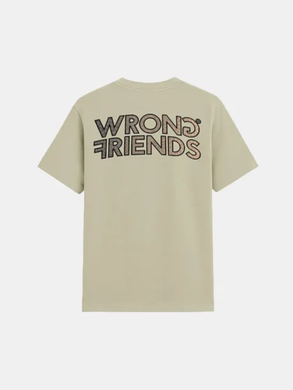 Wrong Friends hudson t-shirt sand