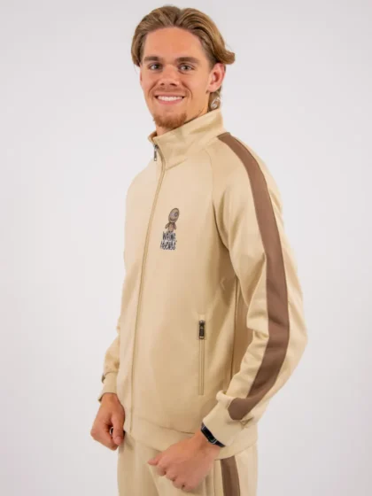 Wrong Friends maupin track jacket beige