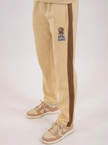 Wrong Friends maupin track pants beige