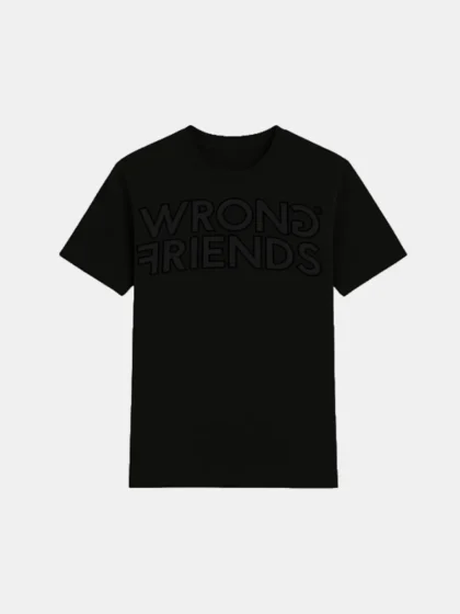 Wrong Friends pori t-shirt black