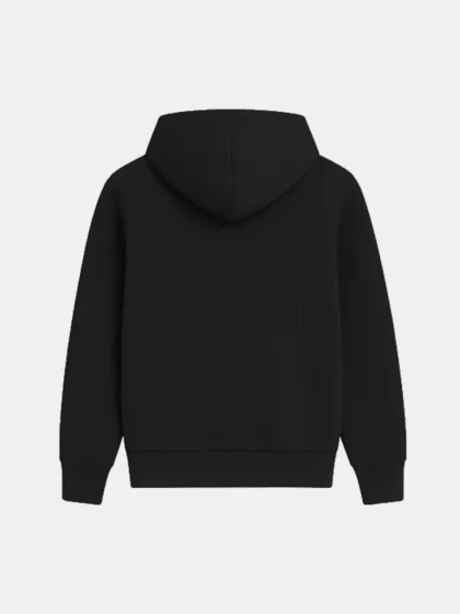 Wrong Friends pori zipped hoodie black