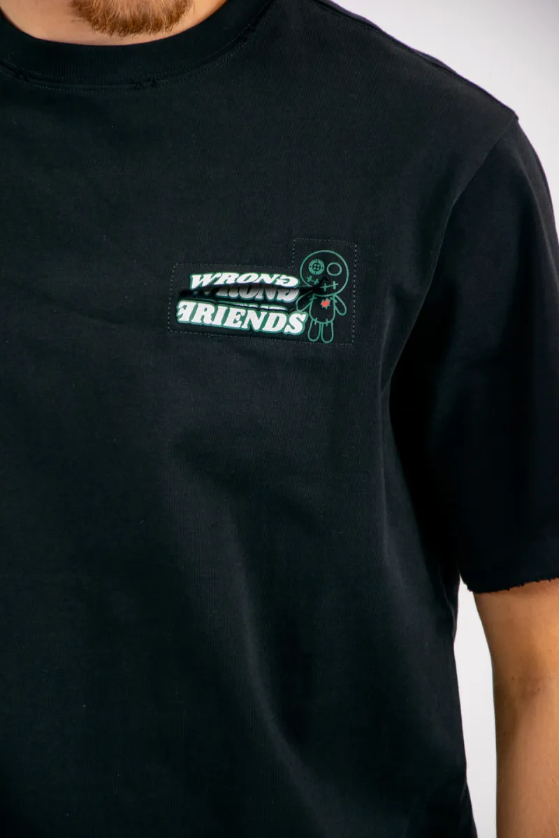 Wrong Friends Zamaya T-Shirt 4 Wrong Friends zamaya t-shirt black