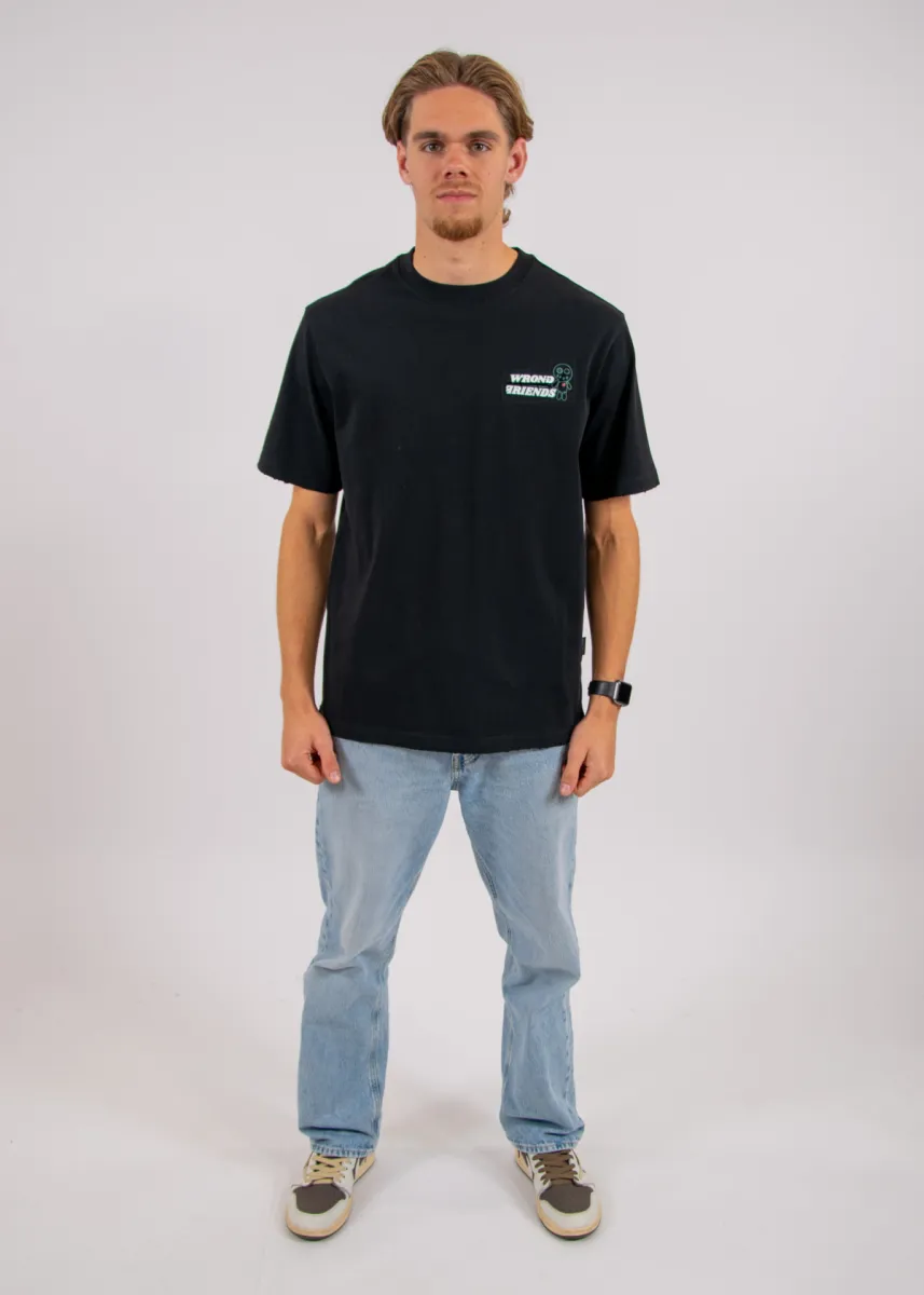Wrong Friends Zamaya T-Shirt 5 Wrong Friends zamaya t-shirt black