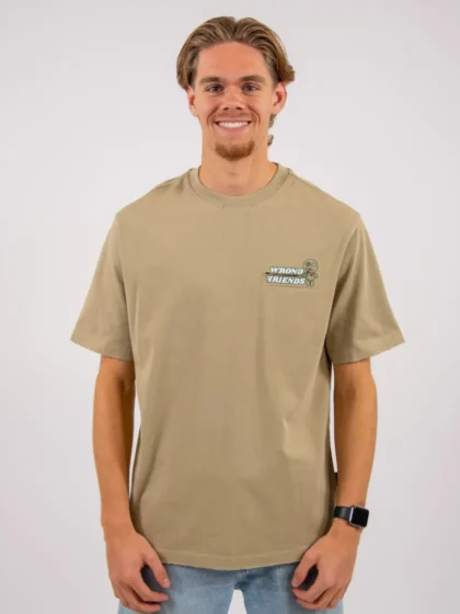 Wrong Friends zamaya t-shirt sand