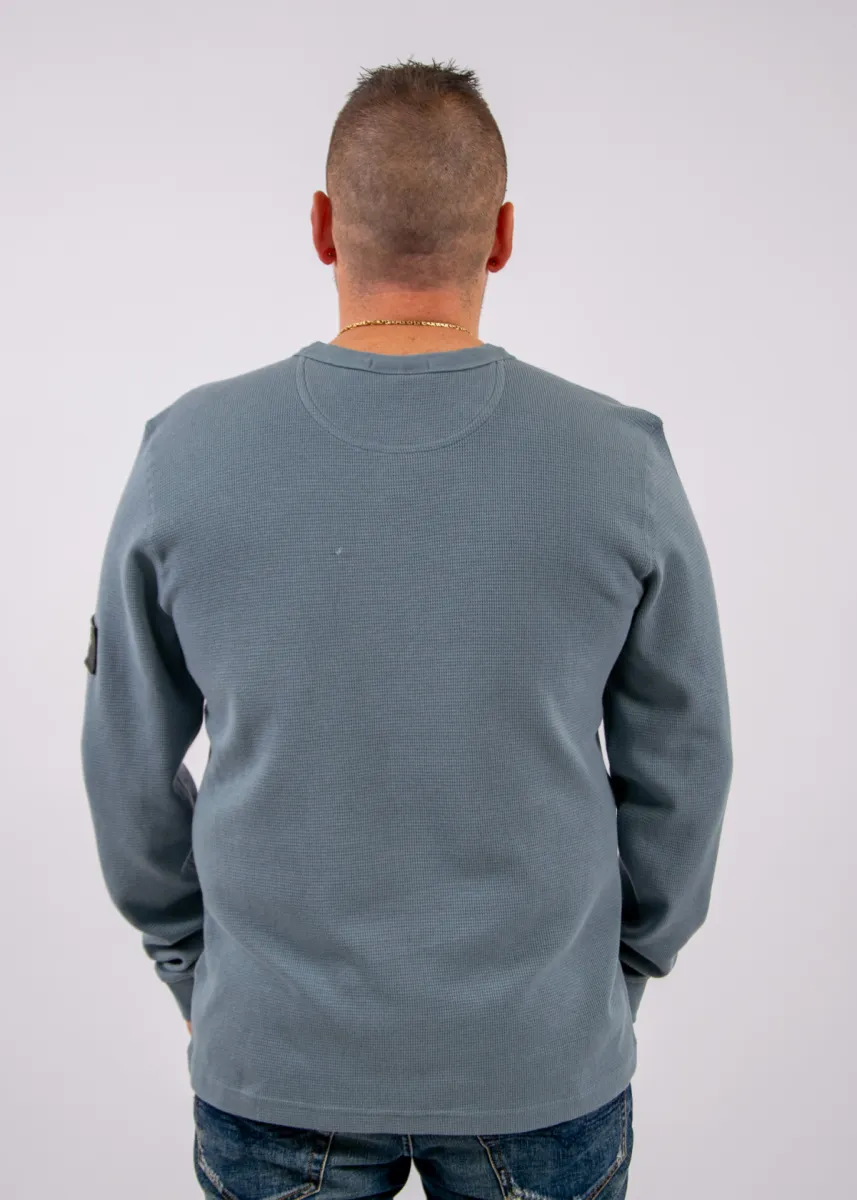 Calvin Klein Jeans LS Waffle Badge Crewneck Tee 4 Calvin Klein Jeans lv04rj209g pfo steel gray