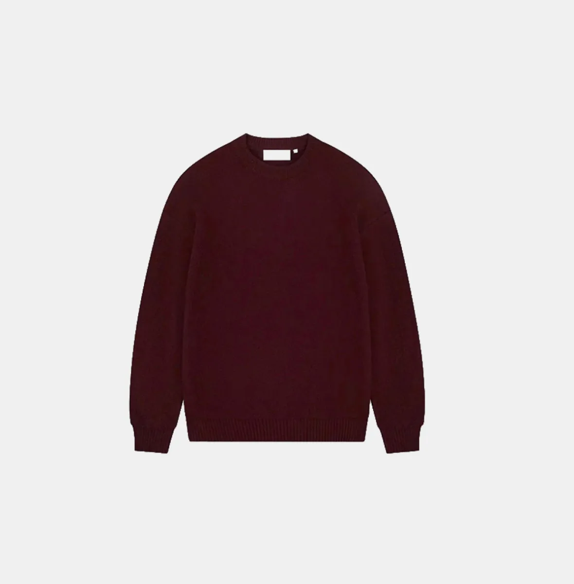 Croyez Art Studio Knit Sweater 2 Croyez art studio knit sweater raisin red