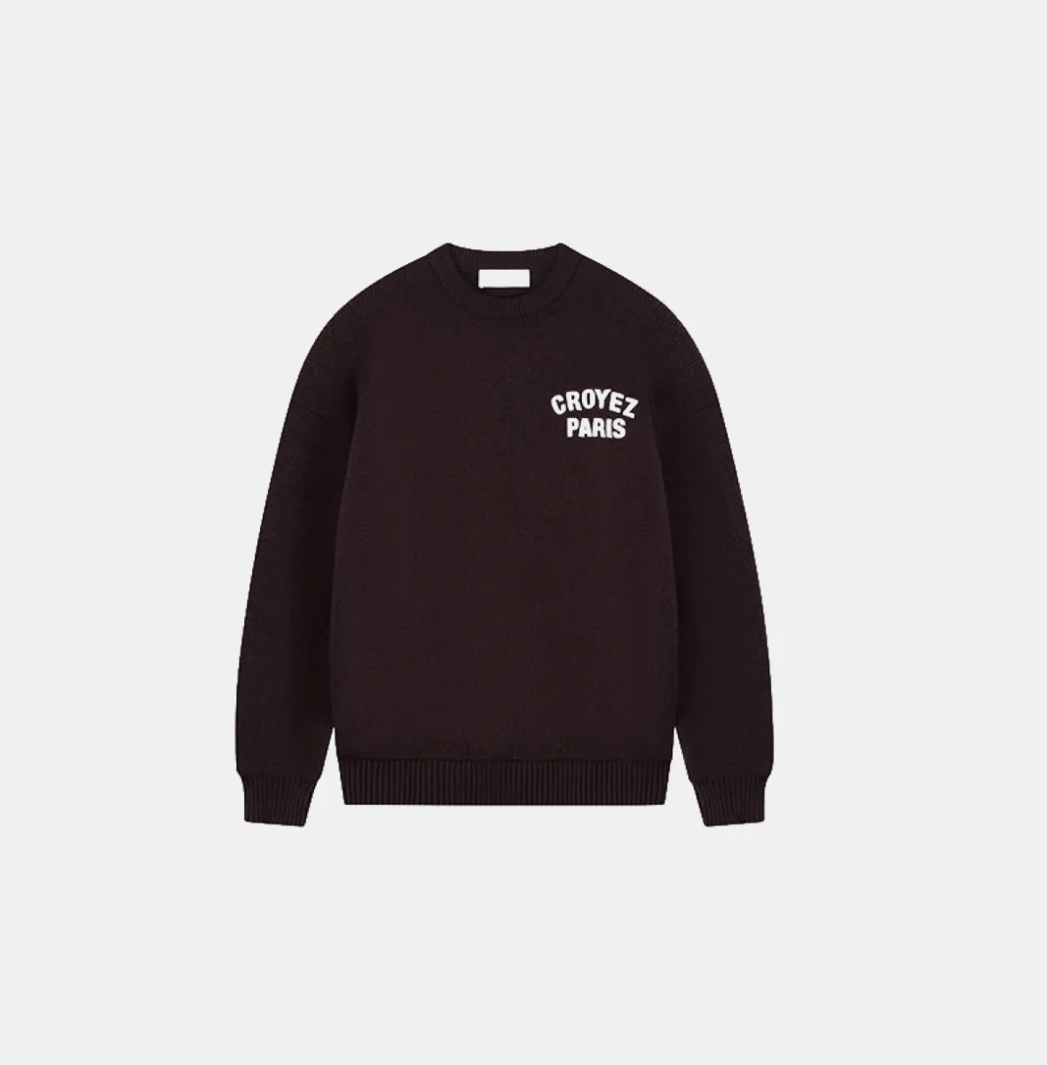 Croyez Paris Knit Sweater 2 Croyez paris knit swear raisin red