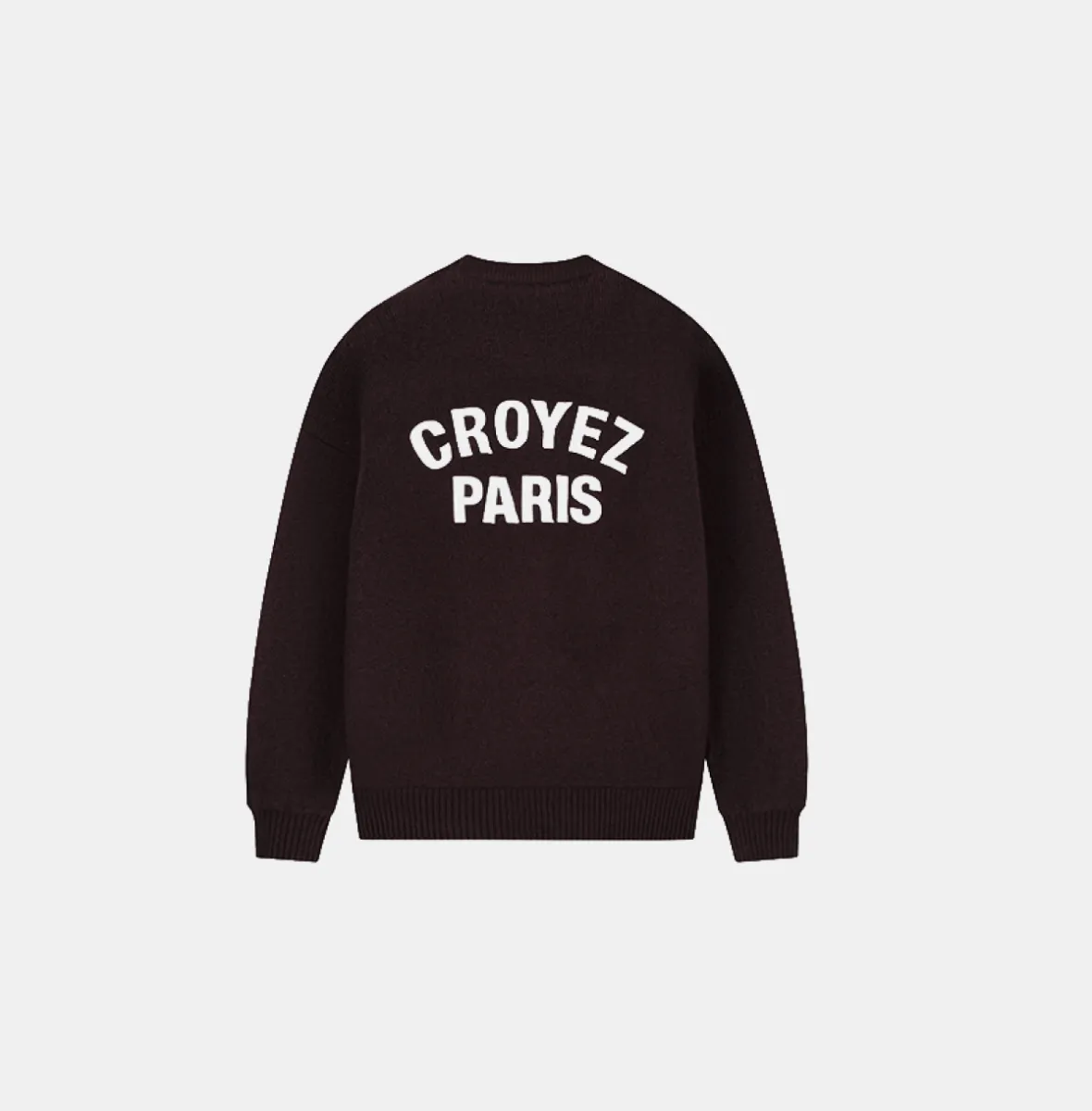 Croyez Paris Knit Sweater 1 Croyez paris knit swear raisin red