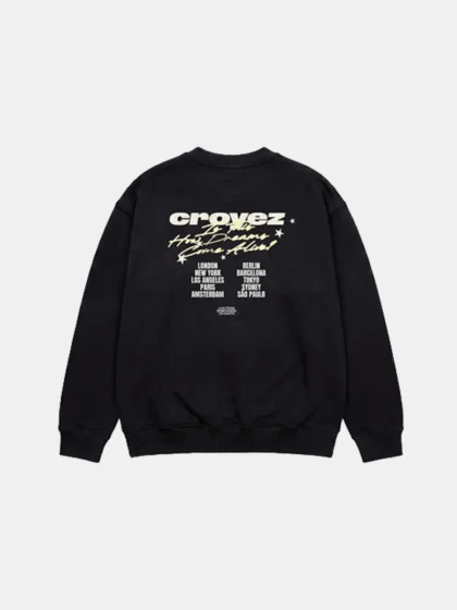 Croyez worldtour heavy sweater black