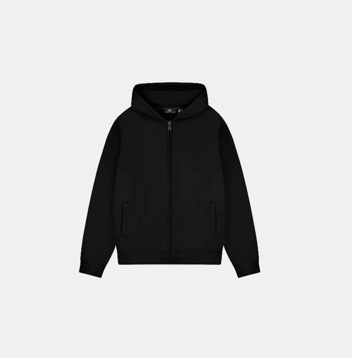 Jorcustom heritage in motion fleece zipped hoodie - black 2 Jorcustom heritage in motion fleece black