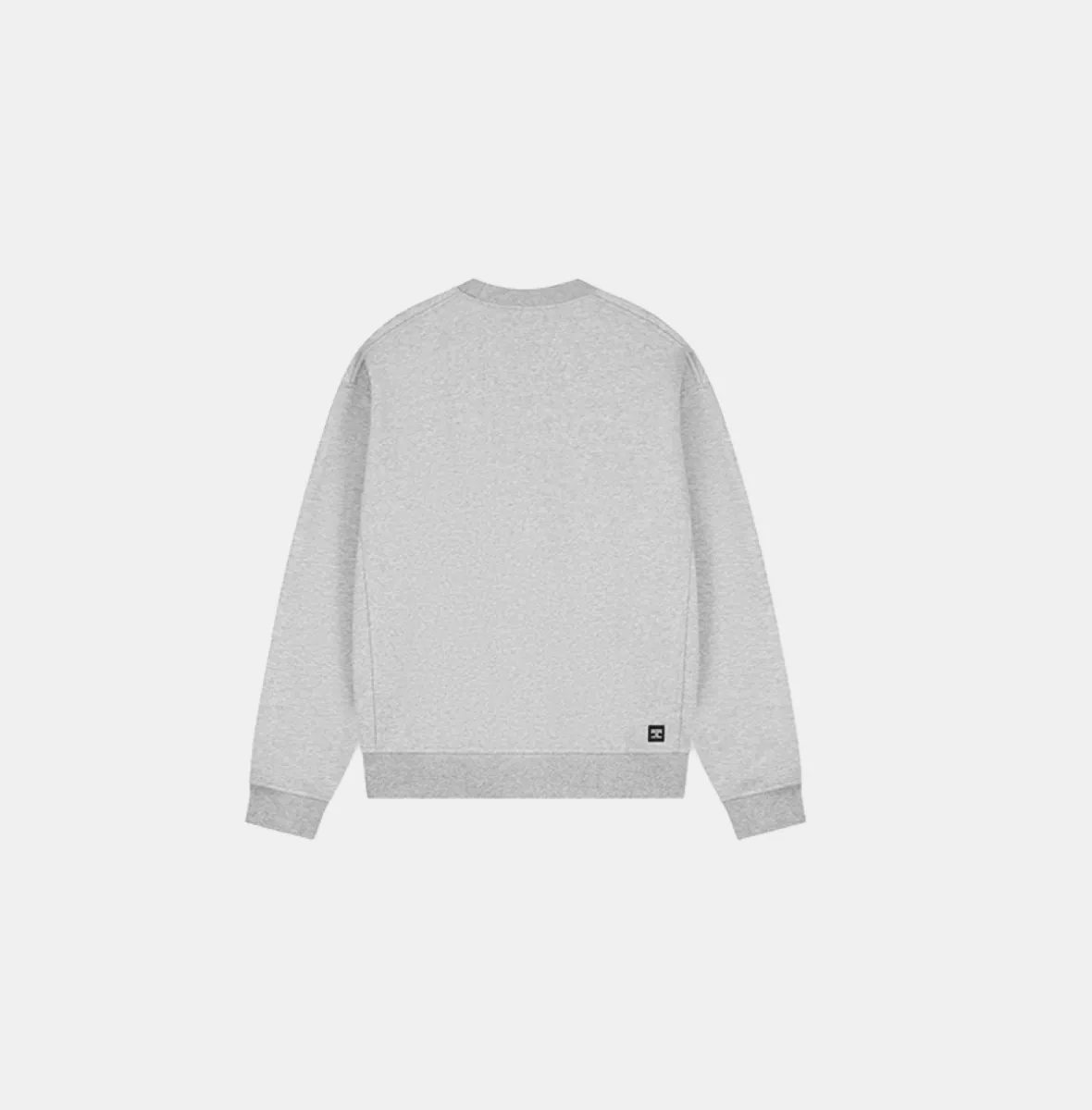 Jorcustom individuality fleece crewneck sweater - grey melange 1 Jorcustom individuality fleece grey melange