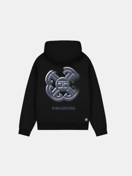 Jorcustom monogram fleece black