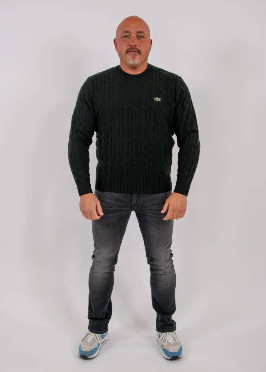 Lacoste Kabel-Sweater 4 Lacoste ah2924 gjp dark varech