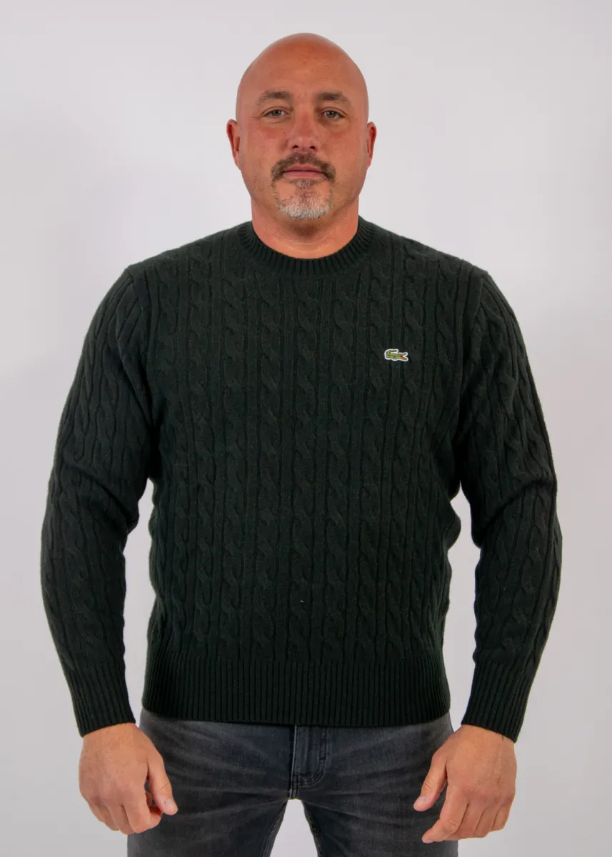 Lacoste Kabel-Sweater 1 Lacoste ah2924 gjp dark varech