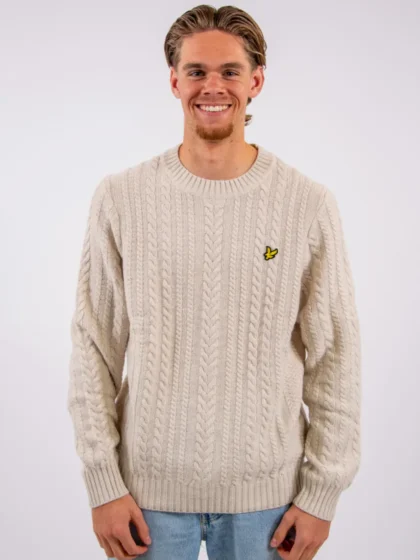 Lyle & Scott kn2564v y363 putty marl