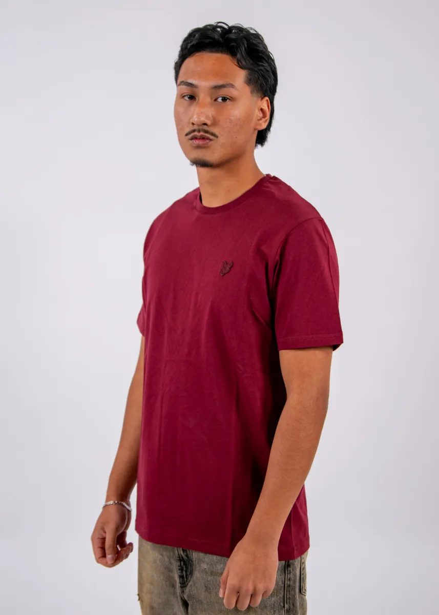 Lyle & Scott Superfine T-Shirt W976 2 Lyle & Scott ts2255tont w976 fairway burgundy