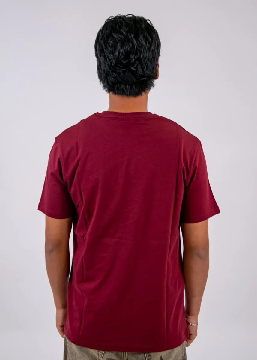 Lyle & Scott Superfine T-Shirt W976 3 Lyle & Scott ts2255tont w976 fairway burgundy